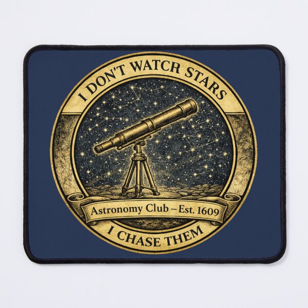 Item preview, I Don't Watch Stars I Chase Them Astronomy Club designed and sold by CalmCapy Co.