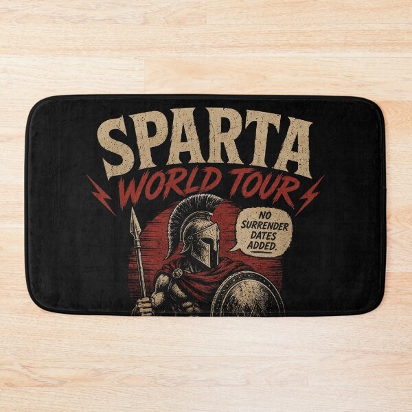 Item preview, Sparta World Tour Ancient Warrior Parody designed and sold by Retr0Tshirts.