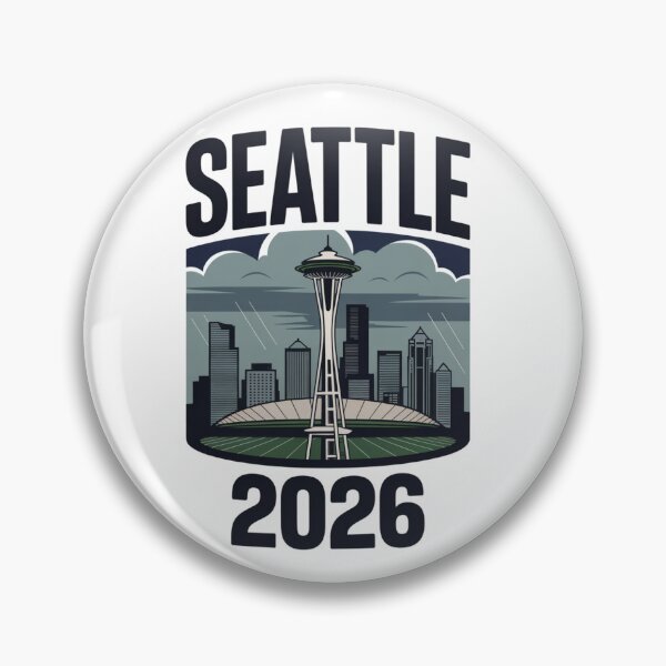 Item preview, Seattle 2026  Space Needle Stadium Skyline T-Shirt V14 designed and sold by DarylWelsh2024.