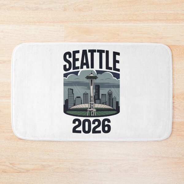 Item preview, Seattle 2026  Space Needle Stadium Skyline T-Shirt V14 designed and sold by DarylWelsh2024.