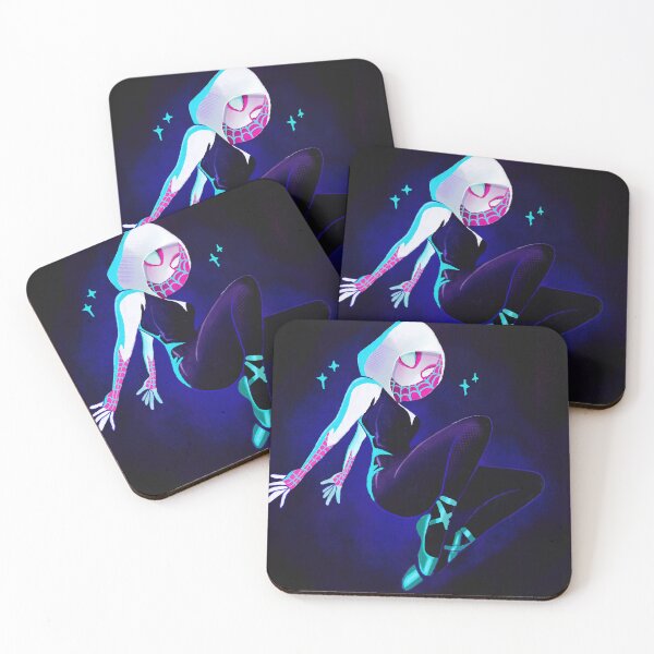 Item preview,     Spider-Gwen Neon Glow Fan Art designed and sold by ScrubsNStrokes.