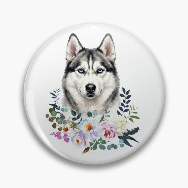 Item preview, Watercolor Siberian Husky designed and sold by Liededrom..