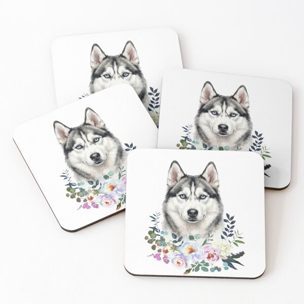 Item preview, Watercolor Siberian Husky designed and sold by Liededrom..