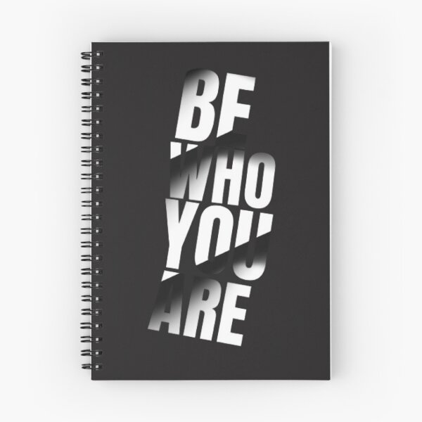 Item preview, Be Who You Are Typographic Design designed and sold by aritu.