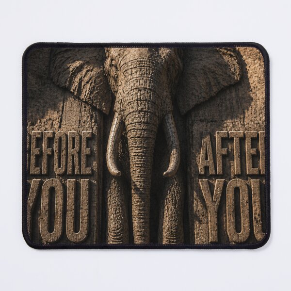 Item preview, Builder Legacy Leave It Stronger Elephant Brutalist Masonry Art Print designed and sold by SavannaStrikes.
