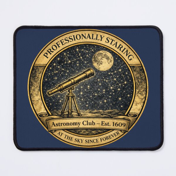 Item preview, Professionally Staring At The Sky Astronomy Club designed and sold by CalmCapy Co.