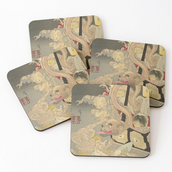 Item preview, Yokai Monsters and Ghost - Vintage Japanese Horror Art designed and sold by vekotpu.