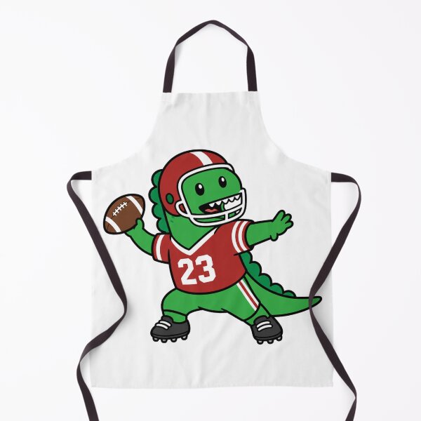 Item preview, Cute Dinosaur Football Player – American Football Mascot Illustration designed and sold by Happy'CLICK'.