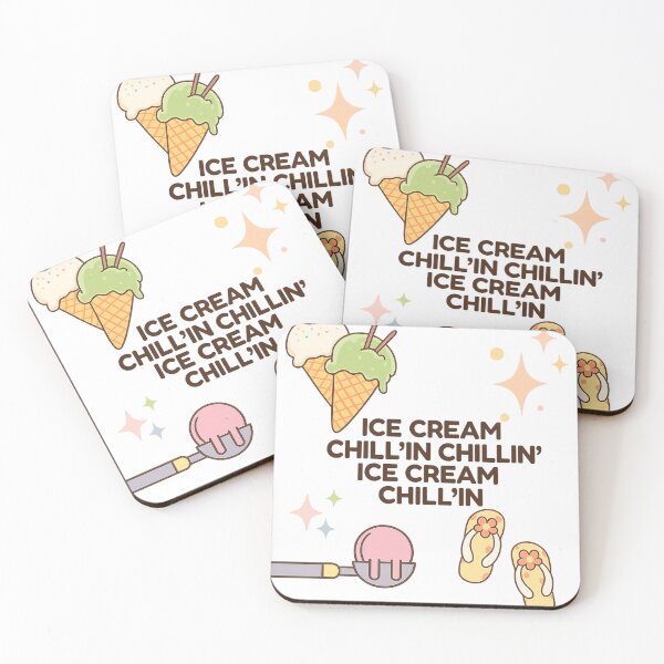 Item preview, Ice Cream Chillin Cute Summer Dessert Aesthetic Design designed and sold by ravenRM.