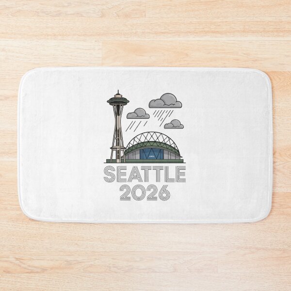 Item preview, Seattle 2026  Space Needle Stadium Skyline T-Shirt V15 designed and sold by DarylWelsh2024.