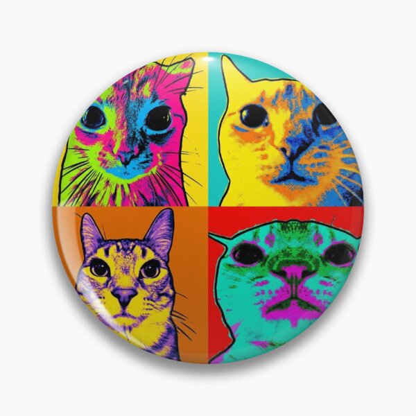 Item preview, Pop art cats designed and sold by The King's general goods.