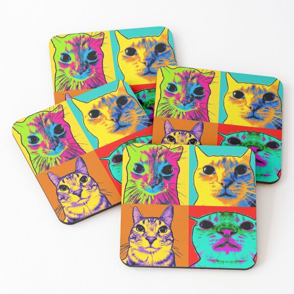 Item preview, Pop art cats designed and sold by The King's general goods.