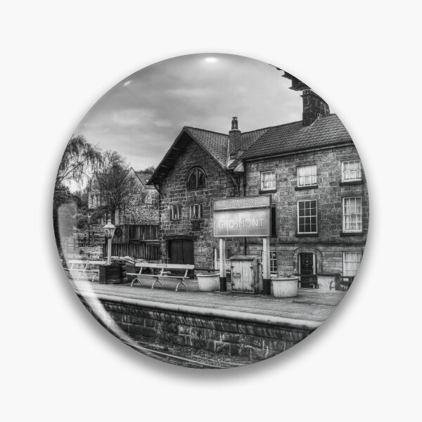 Item preview, Grosmont Railway Station, Black and White, Yorkshire, England designed and sold by Paul Thompson Photography.