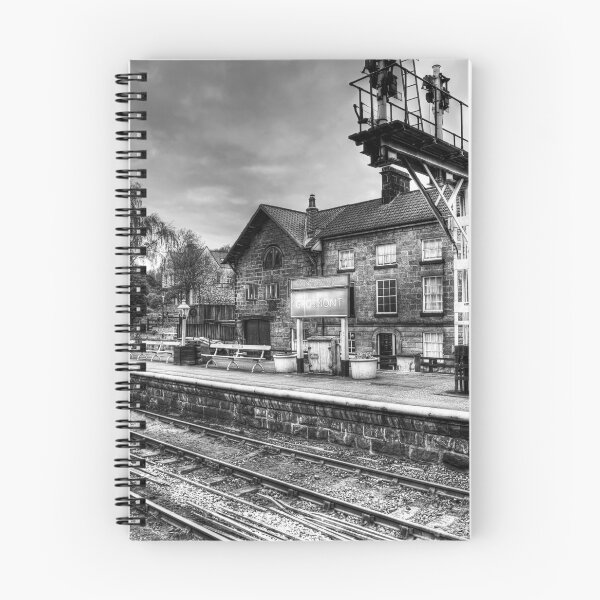 Item preview, Grosmont Railway Station, Black and White, Yorkshire, England designed and sold by Paul Thompson Photography.
