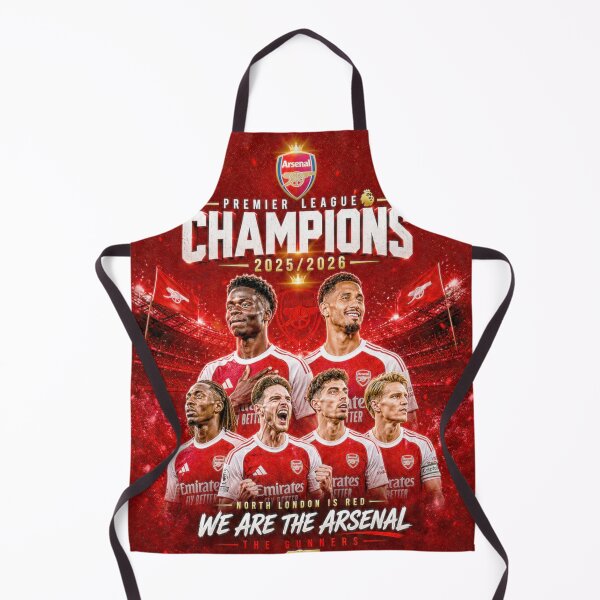 Aperçu de l'œuvre MAILLOTS DE LA COLLECTION DES CHAMPIONS DE PREMIER LEAGUE D'ARSENAL 2025/2026 créée et vendue par abdallatigle.