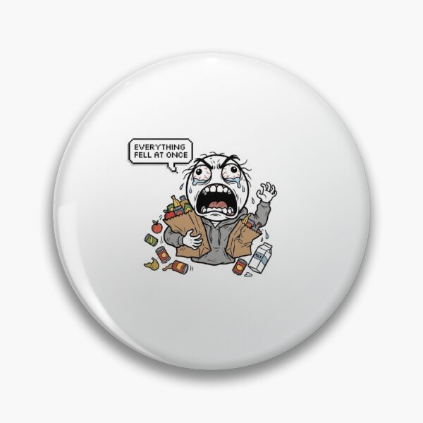 Item preview, Grocery Bag Ripped Drop Everything Clumsy Accident designed and sold by Imaginarium of Chaos falcon88 .