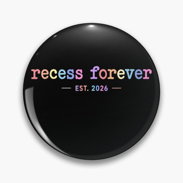 Item preview, Recess Forever Est 2026 Pastel Rainbow Typographic School Graduation Gift designed and sold by Capisedo.