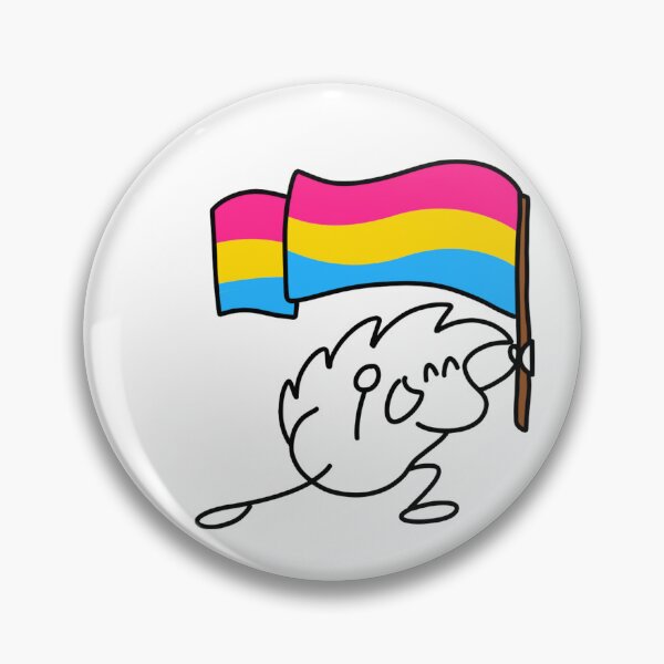 Item preview, Terrisson brandishes the pansexual flag designed and sold by LUniqueTef.