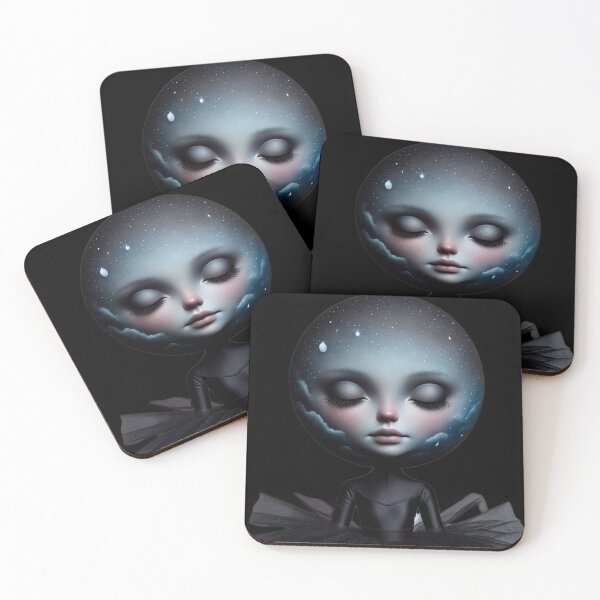 Item preview, Celestial Dreamer Ballerina Portrait designed and sold by LujziWorld.