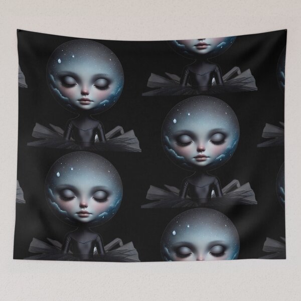 Item preview, Celestial Dreamer Ballerina Portrait designed and sold by LujziWorld.
