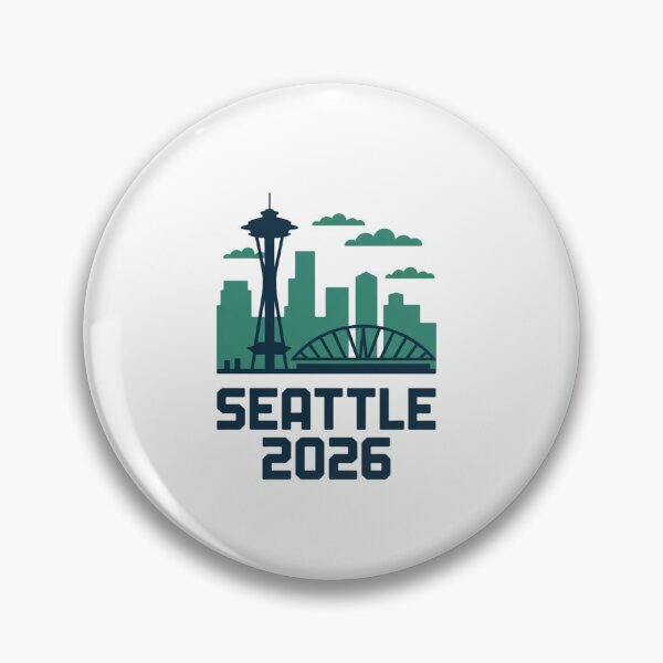 Item preview, Seattle 2026  Space Needle Stadium Skyline T-Shirt V16 designed and sold by DarylWelsh2024.