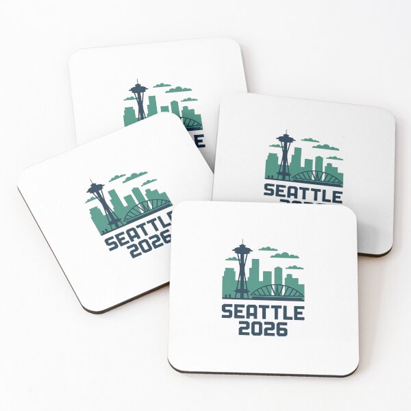 Item preview, Seattle 2026  Space Needle Stadium Skyline T-Shirt V16 designed and sold by DarylWelsh2024.