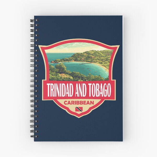 Item preview, Trinidad and Tobago Illustration Retro Badge designed and sold by KrisSidDesigns.