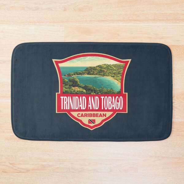 Item preview, Trinidad and Tobago Illustration Retro Badge designed and sold by KrisSidDesigns.