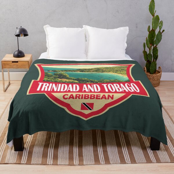 Item preview, Trinidad and Tobago Illustration Retro Badge designed and sold by KrisSidDesigns.
