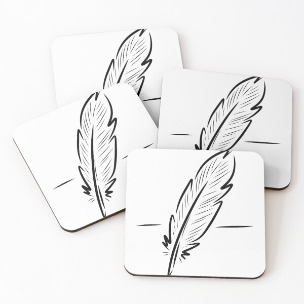 Item preview, Feather Line Art Sketch designed and sold by MirkoArtS.