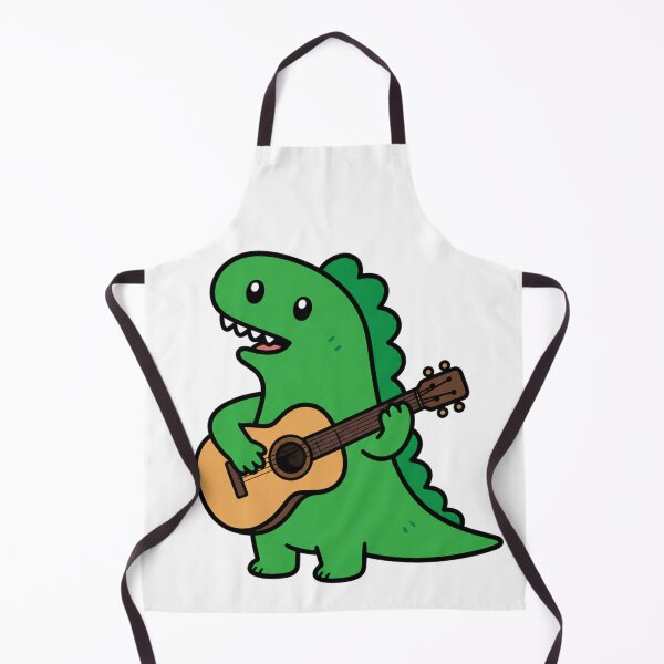 Item preview, Cute Dinosaur Guitar Player designed and sold by Happy'CLICK'.
