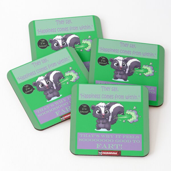 Item preview, Farting Skunk (Green) *More Colors Available in Collection designed and sold by OnlyDadsForReal.