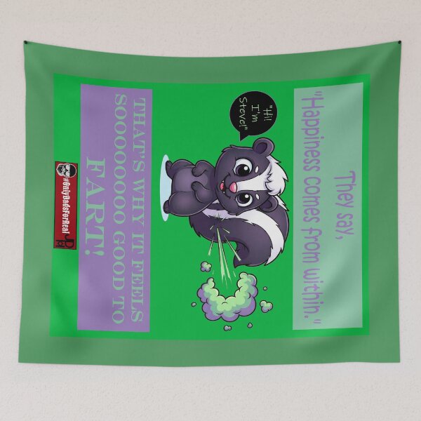 Item preview, Farting Skunk (Green) *More Colors Available in Collection designed and sold by OnlyDadsForReal.