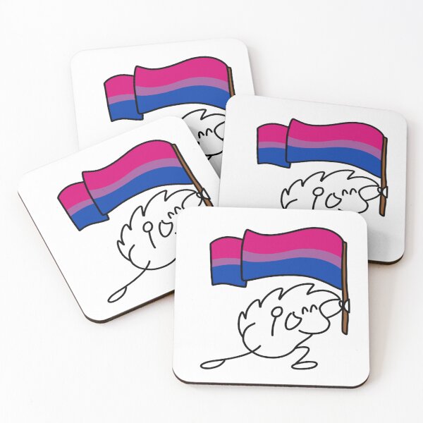 Item preview, Terrisson brandishes the bisexual flag designed and sold by LUniqueTef.
