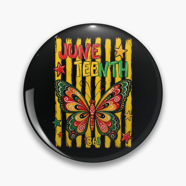 Item preview, Juneteenth 1865 Freedom Day Colorful Butterfly Afrocentric Black History Month Pride designed and sold by StanaLuis.