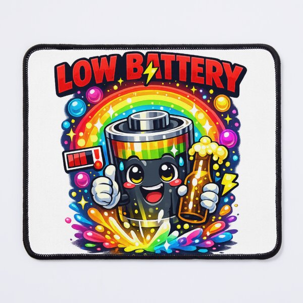 Item preview, Low Battery — Beer Power Boost designed and sold by ivodanivan.