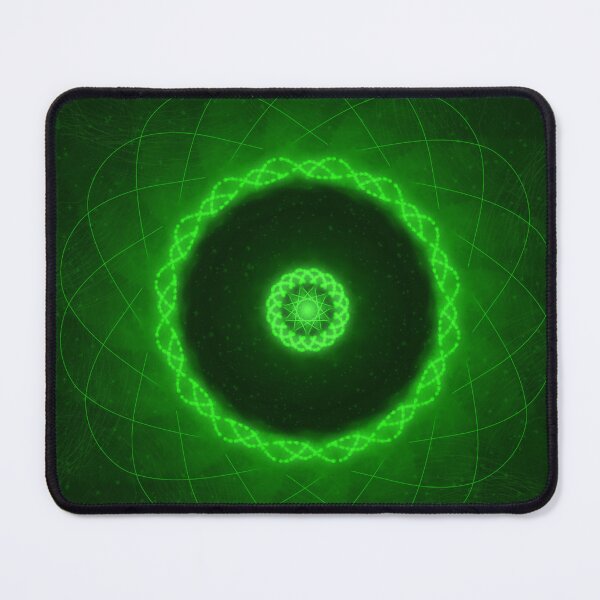 Item preview, Neon Green Abstract Circular Pattern designed and sold by EsmArtUniverse.