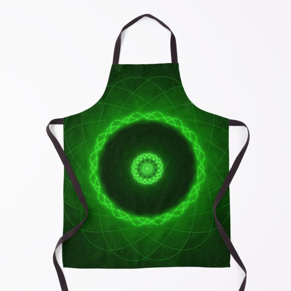 Item preview, Neon Green Abstract Circular Pattern designed and sold by EsmArtUniverse.
