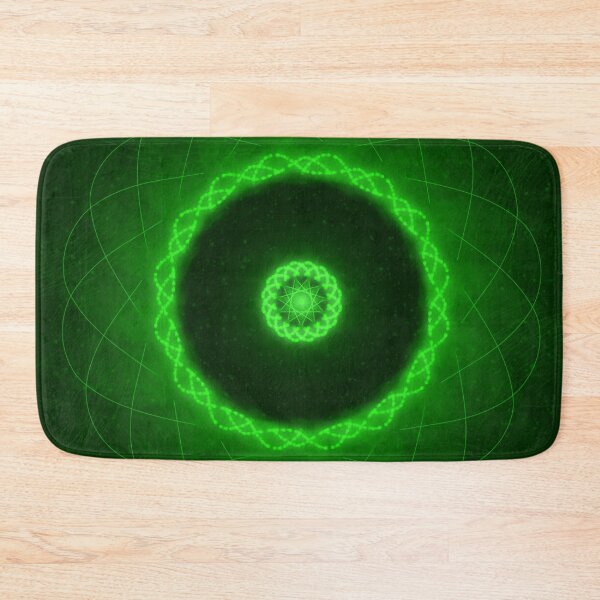 Item preview, Neon Green Abstract Circular Pattern designed and sold by EsmArtUniverse.