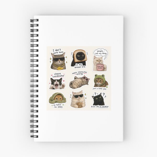 Item preview, Cat Meme Sticker Pack Magnet designed and sold by Deepstudio09.