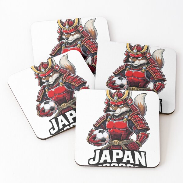Item preview, Japan Samurai Fox 2026 - Cool Japanese Football Soccer Mascot designed and sold by DrimitStore.