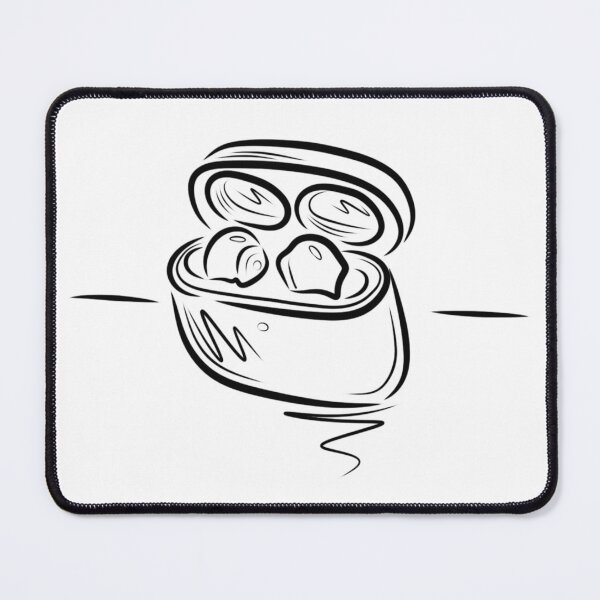 Item preview, Wireless Earbuds Line Art Sketch designed and sold by MirkoArtS.