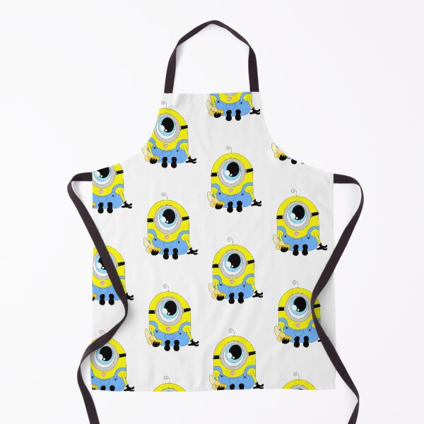 Aperçu de l'œuvre Bébé Minion tenant une banane - Les Minions créée et vendue par Miniondesigns .