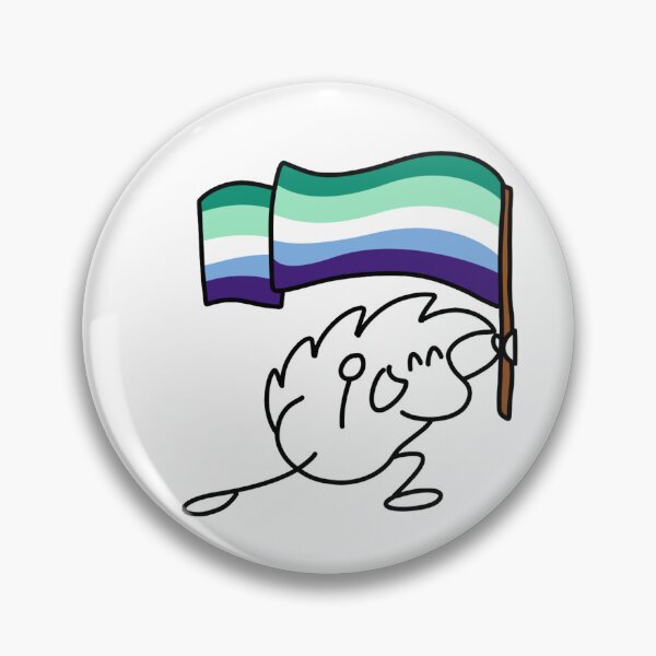 Item preview, Terrisson brandishes the gay flag designed and sold by LUniqueTef.