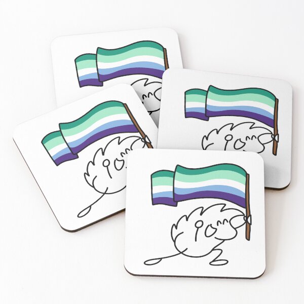 Item preview, Terrisson brandishes the gay flag designed and sold by LUniqueTef.