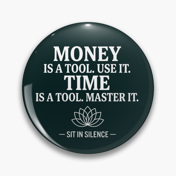 Item preview, Money Is A Tool Time Is A Tool—Soft Stillness.  designed and sold by SitInSilence24.