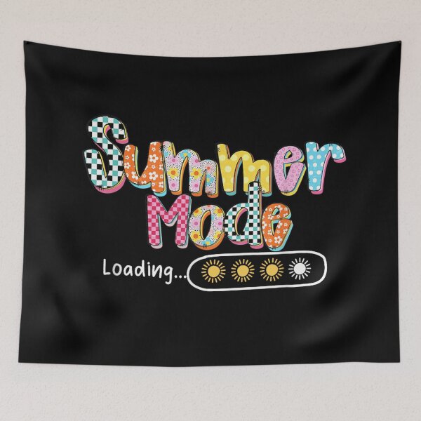 Item preview, Retro Groovy Summer Mode Loading Cute Sun Progress Bar Vacation Vibes designed and sold by KrystinaGiGi.