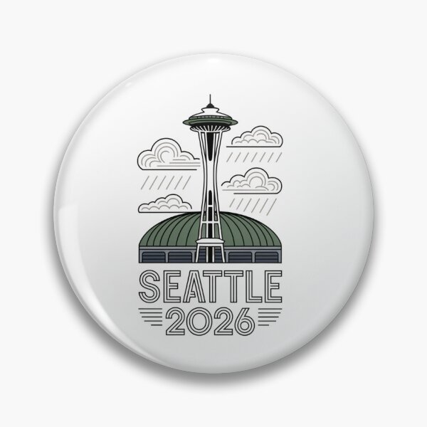 Item preview, Seattle 2026  Space Needle Stadium Skyline T-Shirt V18 designed and sold by DarylWelsh2024.