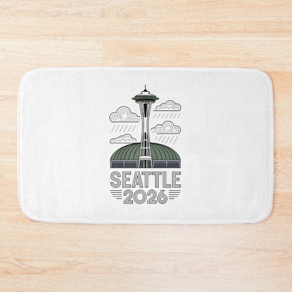 Item preview, Seattle 2026  Space Needle Stadium Skyline T-Shirt V18 designed and sold by DarylWelsh2024.