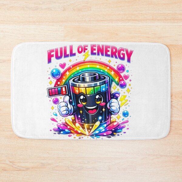 Item preview, Full of Energy — Colorful Battery Power designed and sold by ivodanivan.